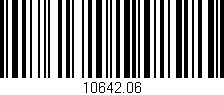 Código de barras (EAN, GTIN, SKU, ISBN): '10642.06'