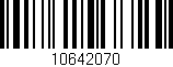 Código de barras (EAN, GTIN, SKU, ISBN): '10642070'