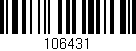 Código de barras (EAN, GTIN, SKU, ISBN): '106431'