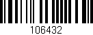 Código de barras (EAN, GTIN, SKU, ISBN): '106432'