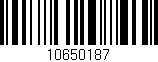 Código de barras (EAN, GTIN, SKU, ISBN): '10650187'