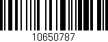 Código de barras (EAN, GTIN, SKU, ISBN): '10650787'