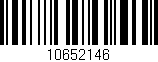 Código de barras (EAN, GTIN, SKU, ISBN): '10652146'
