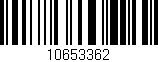 Código de barras (EAN, GTIN, SKU, ISBN): '10653362'