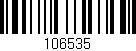 Código de barras (EAN, GTIN, SKU, ISBN): '106535'