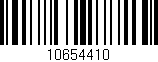 Código de barras (EAN, GTIN, SKU, ISBN): '10654410'