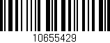 Código de barras (EAN, GTIN, SKU, ISBN): '10655429'
