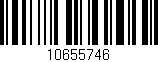 Código de barras (EAN, GTIN, SKU, ISBN): '10655746'