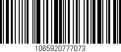 Código de barras (EAN, GTIN, SKU, ISBN): '1065920777073'