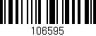 Código de barras (EAN, GTIN, SKU, ISBN): '106595'