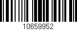 Código de barras (EAN, GTIN, SKU, ISBN): '10659952'