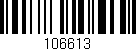 Código de barras (EAN, GTIN, SKU, ISBN): '106613'