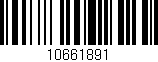 Código de barras (EAN, GTIN, SKU, ISBN): '10661891'