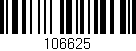 Código de barras (EAN, GTIN, SKU, ISBN): '106625'