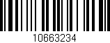 Código de barras (EAN, GTIN, SKU, ISBN): '10663234'