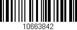 Código de barras (EAN, GTIN, SKU, ISBN): '10663842'