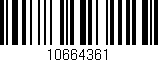 Código de barras (EAN, GTIN, SKU, ISBN): '10664361'