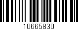 Código de barras (EAN, GTIN, SKU, ISBN): '10665830'