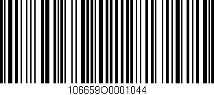Código de barras (EAN, GTIN, SKU, ISBN): '106659O0001044'