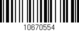 Código de barras (EAN, GTIN, SKU, ISBN): '10670554'