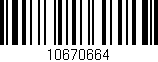 Código de barras (EAN, GTIN, SKU, ISBN): '10670664'