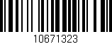 Código de barras (EAN, GTIN, SKU, ISBN): '10671323'