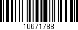 Código de barras (EAN, GTIN, SKU, ISBN): '10671788'