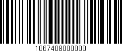 Código de barras (EAN, GTIN, SKU, ISBN): '1067408000000'