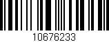 Código de barras (EAN, GTIN, SKU, ISBN): '10676233'