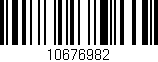 Código de barras (EAN, GTIN, SKU, ISBN): '10676982'
