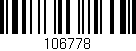 Código de barras (EAN, GTIN, SKU, ISBN): '106778'