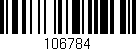 Código de barras (EAN, GTIN, SKU, ISBN): '106784'