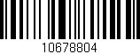 Código de barras (EAN, GTIN, SKU, ISBN): '10678804'