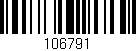 Código de barras (EAN, GTIN, SKU, ISBN): '106791'