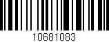 Código de barras (EAN, GTIN, SKU, ISBN): '10681083'