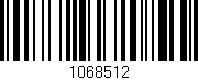 Código de barras (EAN, GTIN, SKU, ISBN): '1068512'