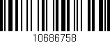 Código de barras (EAN, GTIN, SKU, ISBN): '10686758'