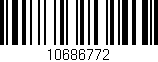 Código de barras (EAN, GTIN, SKU, ISBN): '10686772'
