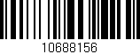 Código de barras (EAN, GTIN, SKU, ISBN): '10688156'