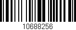 Código de barras (EAN, GTIN, SKU, ISBN): '10688256'