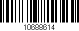 Código de barras (EAN, GTIN, SKU, ISBN): '10688614'