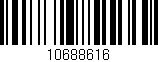 Código de barras (EAN, GTIN, SKU, ISBN): '10688616'