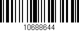 Código de barras (EAN, GTIN, SKU, ISBN): '10688644'