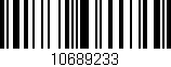 Código de barras (EAN, GTIN, SKU, ISBN): '10689233'