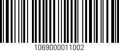 Código de barras (EAN, GTIN, SKU, ISBN): '1069000011002'