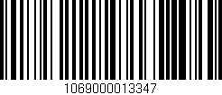 Código de barras (EAN, GTIN, SKU, ISBN): '1069000013347'