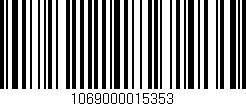 Código de barras (EAN, GTIN, SKU, ISBN): '1069000015353'