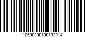 Código de barras (EAN, GTIN, SKU, ISBN): '10690000190183814'