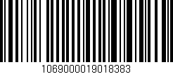 Código de barras (EAN, GTIN, SKU, ISBN): '1069000019018383'
