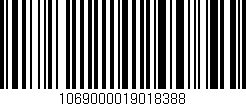 Código de barras (EAN, GTIN, SKU, ISBN): '1069000019018388'